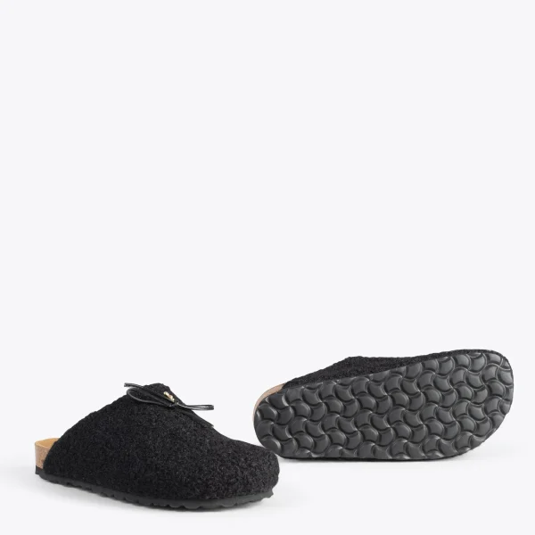 MiMaO ShopOnline SWEET DREAMS – Pantoufles à Noeud NOIR 6