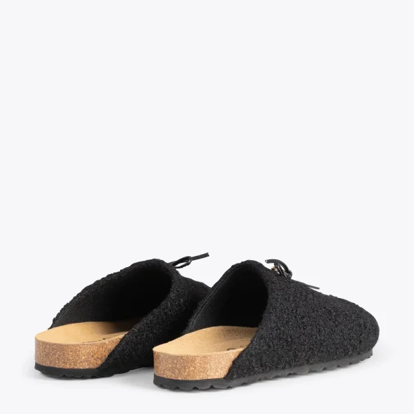MiMaO ShopOnline SWEET DREAMS – Pantoufles à Noeud NOIR 4