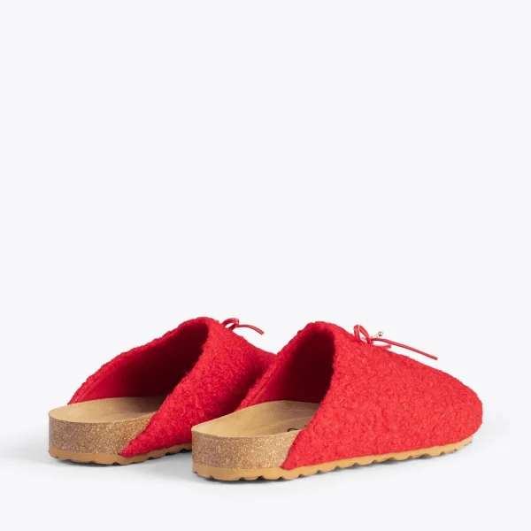 MiMaO ShopOnline SWEET DREAMS – Pantoufles à Noeud ROUGE 4