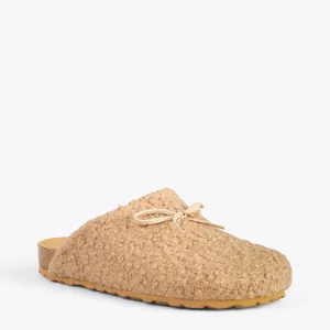 MiMaO ShopOnline SWEET DREAMS – Pantoufles à Noeud CAMEL 14