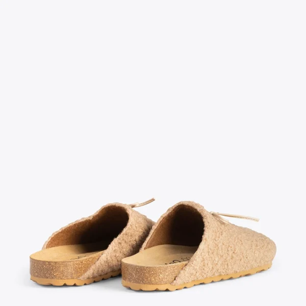 MiMaO ShopOnline SWEET DREAMS – Pantoufles à Noeud CAMEL 4