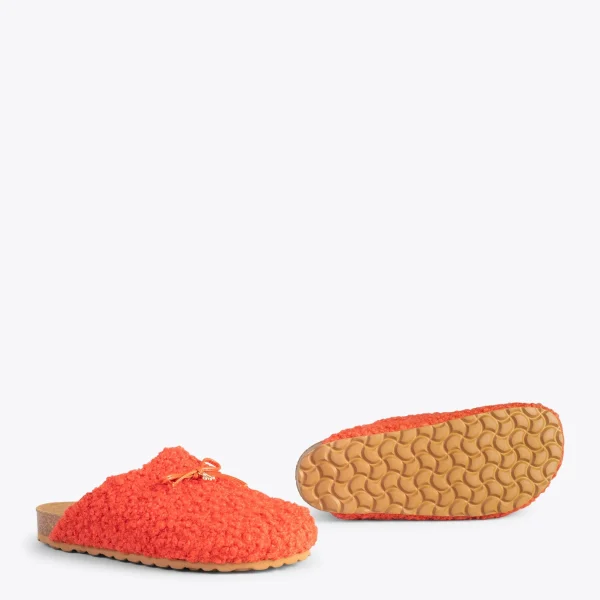 MiMaO ShopOnline SWEET DREAMS – Pantoufles à Noeud ORANGE 6