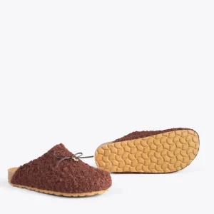 MiMaO ShopOnline SWEET DREAMS – Pantoufles à Noeud MARRON 16