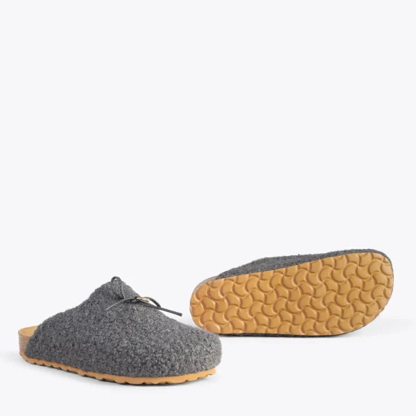 MiMaO ShopOnline SWEET DREAMS – Pantoufles à Noeud GRIS 6