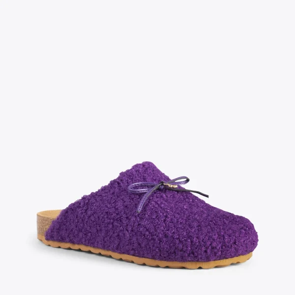 MiMaO ShopOnline SWEET DREAMS – Pantoufles à Noeud VIOLET 5