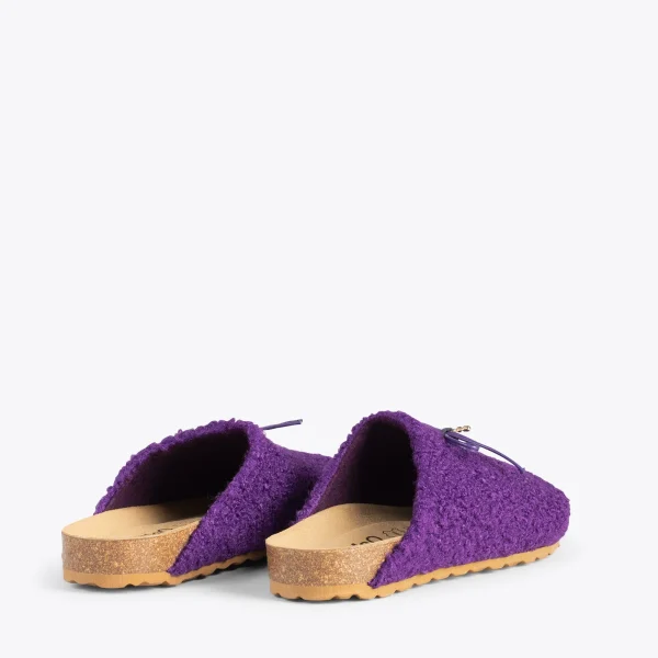 MiMaO ShopOnline SWEET DREAMS – Pantoufles à Noeud VIOLET 4