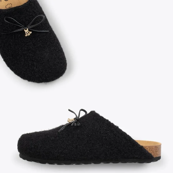 MiMaO ShopOnline SWEET DREAMS – Pantoufles à Noeud NOIR 3