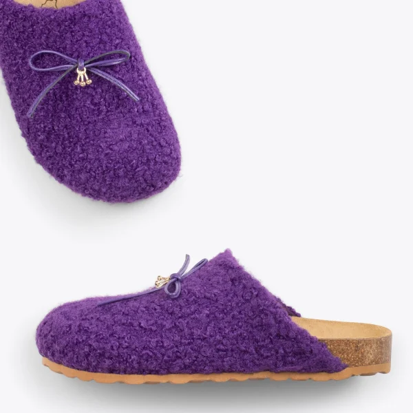 MiMaO ShopOnline SWEET DREAMS – Pantoufles à Noeud VIOLET 3