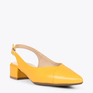 MiMaO ShopOnline HEAVEN – Slingback à Bout Fin JAUNE 14