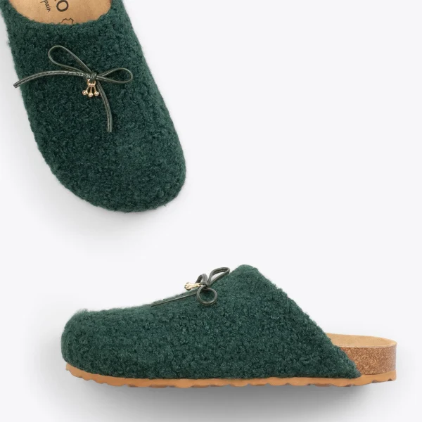 MiMaO ShopOnline SWEET DREAMS – Pantoufles à Noeud VERT 3