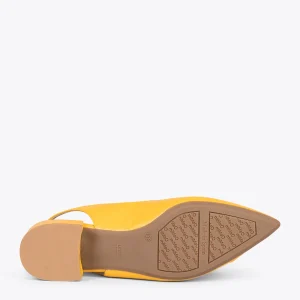 MiMaO ShopOnline HEAVEN – Slingback à Bout Fin JAUNE 16