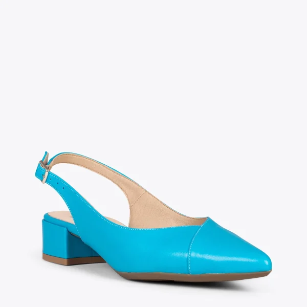 MiMaO ShopOnline HEAVEN – Slingback à Bout Fin BLEU 5