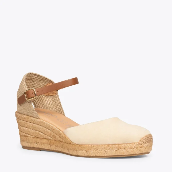 MiMaO ShopOnline ALTEA – Espadrilles à Talon Moyen BEIGE 5