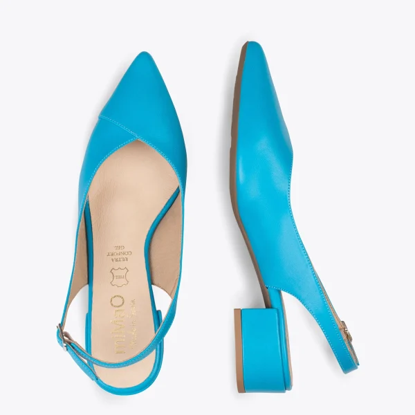 MiMaO ShopOnline HEAVEN – Slingback à Bout Fin BLEU 3