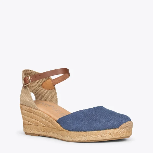 MiMaO ShopOnline ALTEA – Espadrilles à Talon Moyen JEANS 5