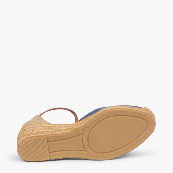 MiMaO ShopOnline ALTEA – Espadrilles à Talon Moyen JEANS 6