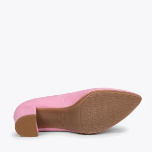 MiMaO ShopOnline URBAN S – Chaussures à Talon Moyen En Daim ROSE 17