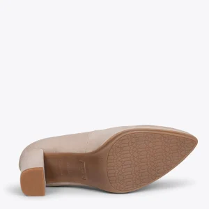 MiMaO ShopOnline URBAN – Chaussures à Talon Haut En Daim TAUPE 17