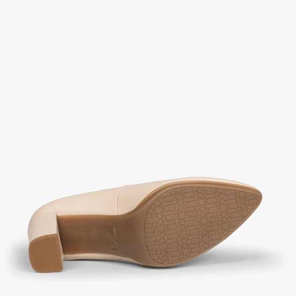 MiMaO ShopOnline URBAN SOIRÉE – Chaussures à Talon Haut En Cuir Nappa BEIGE 6