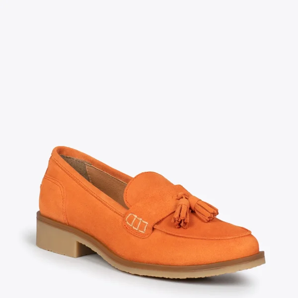MiMaO ShopOnline CASTELLANO – Mocassins à Glands ORANGE 5