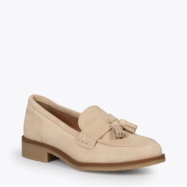 MiMaO ShopOnline CASTELLANO – Mocassins à Glands BEIGE 5