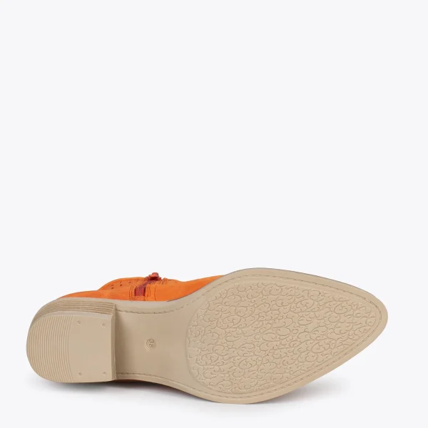MiMaO ShopOnline HOUSTON –Bottines Western ORANGE 6