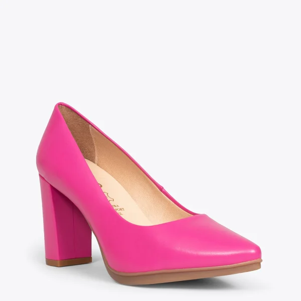 MiMaO ShopOnline URBAN SOIRÉE – Chaussures à Talon Haut En Cuir Nappa FUCHSIA 5