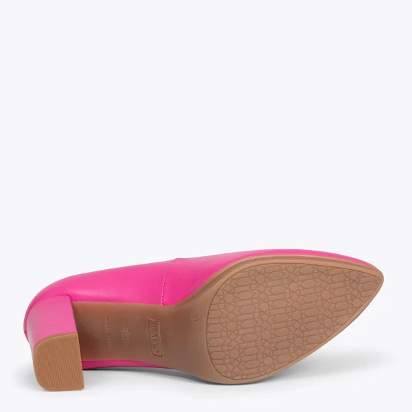 MiMaO ShopOnline URBAN SOIRÉE – Chaussures à Talon Haut En Cuir Nappa FUCHSIA 6