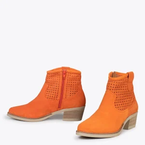 MiMaO ShopOnline HOUSTON –Bottines Western ORANGE 11