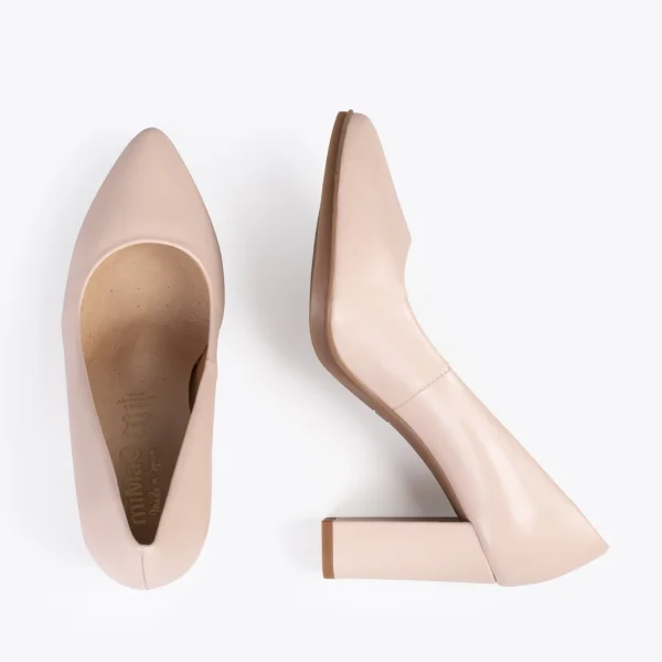 MiMaO ShopOnline URBAN SOIRÉE – Chaussures à Talon Haut En Cuir Nappa NUDE 3