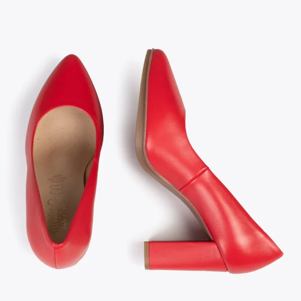 MiMaO ShopOnline URBAN SOIRÉE – Chaussures à Talon Haut En Cuir Nappa ROUGE 3