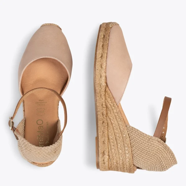 MiMaO ShopOnline ALTEA – Espadrilles à Talon Moyen NUDE 3