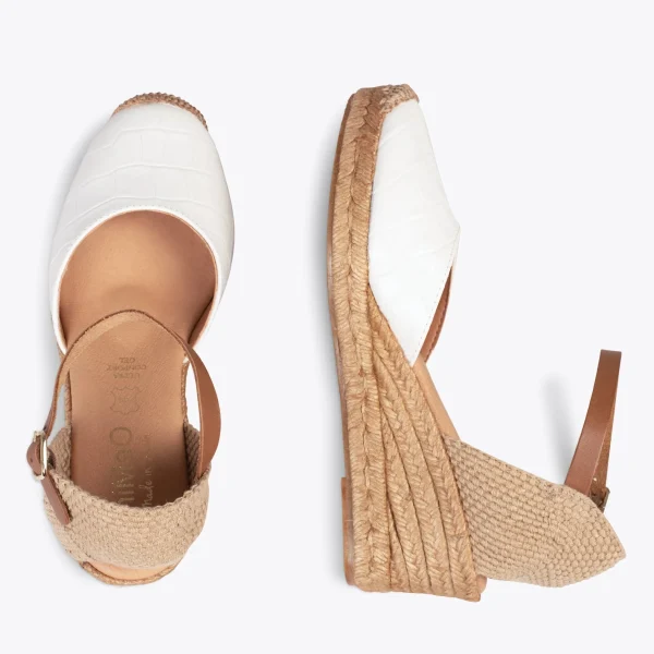 MiMaO ShopOnline ALTEA COCO – Espadrilles Texture Coco BLANC 3