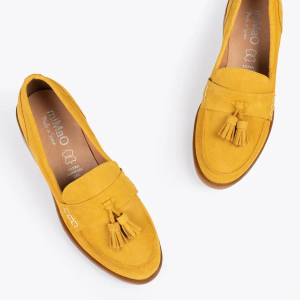MiMaO ShopOnline CASTELLANO – Mocassins à Glands MOUTARDE 3