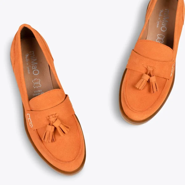 MiMaO ShopOnline CASTELLANO – Mocassins à Glands ORANGE 3
