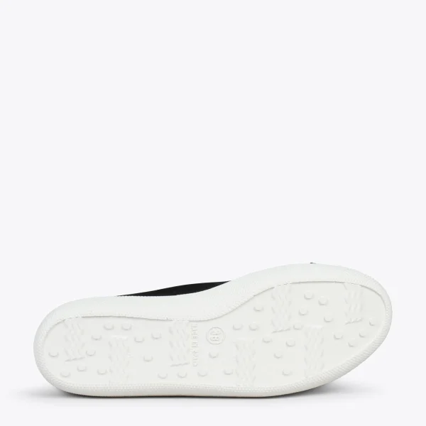 MiMaO ShopOnline BAOBAB – Tennis à Lacets En Toile De Coton De IO&GO NOIR 6
