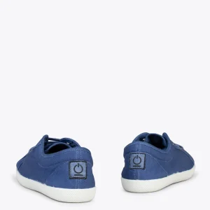 MiMaO ShopOnline BAOBAB – Tennis à Lacets En Toile De Coton De IO&GO BLEU MARINE 12