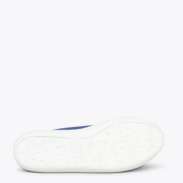 MiMaO ShopOnline BAOBAB – Tennis à Lacets En Toile De Coton De IO&GO BLEU MARINE 6