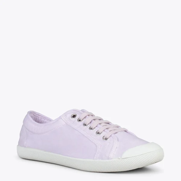 MiMaO ShopOnline BAOBAB – Tennis à Lacets En Toile De Coton De IO&GO LILA 5