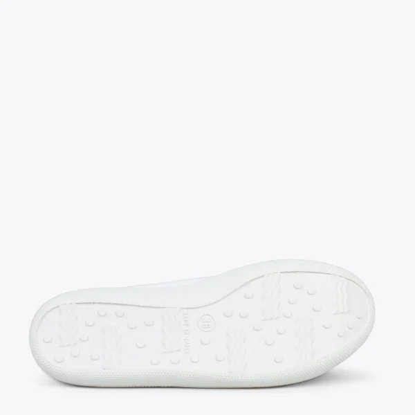 MiMaO ShopOnline BAOBAB – Tennis à Lacets En Toile De Coton De IO&GO BLANC 6
