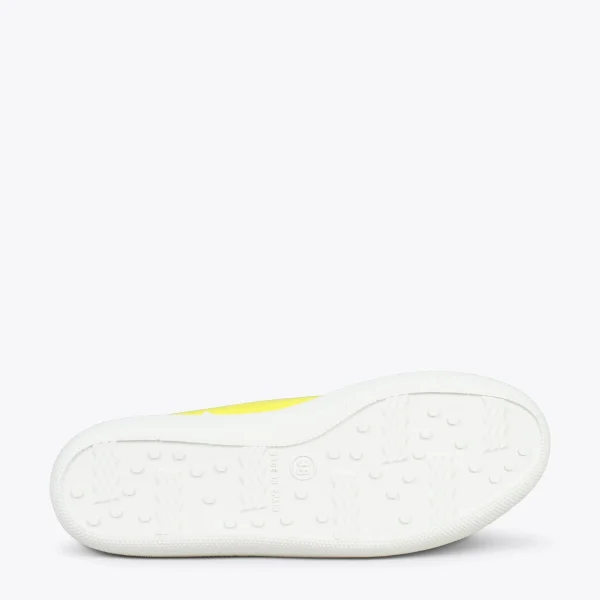 MiMaO ShopOnline BAOBAB – Tennis à Lacets En Toile De Coton De IO&GO JAUNE 6