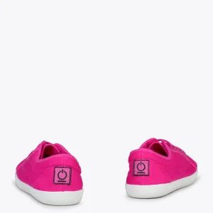 MiMaO ShopOnline BAOBAB – Tennis à Lacets En Toile De Coton De IO&GO FUCHSIA 12