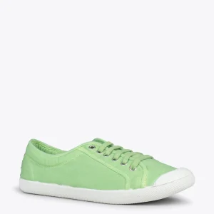 MiMaO ShopOnline BAOBAB – Tennis à Lacets En Toile De Coton De IO&GO VERT 14
