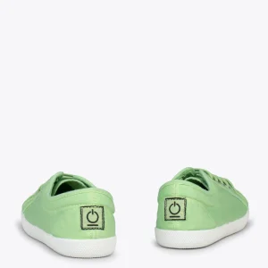 MiMaO ShopOnline BAOBAB – Tennis à Lacets En Toile De Coton De IO&GO VERT 12