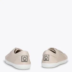 MiMaO ShopOnline BAOBAB – Tennis à Lacets En Toile De Coton De IO&GO BEIGE 12