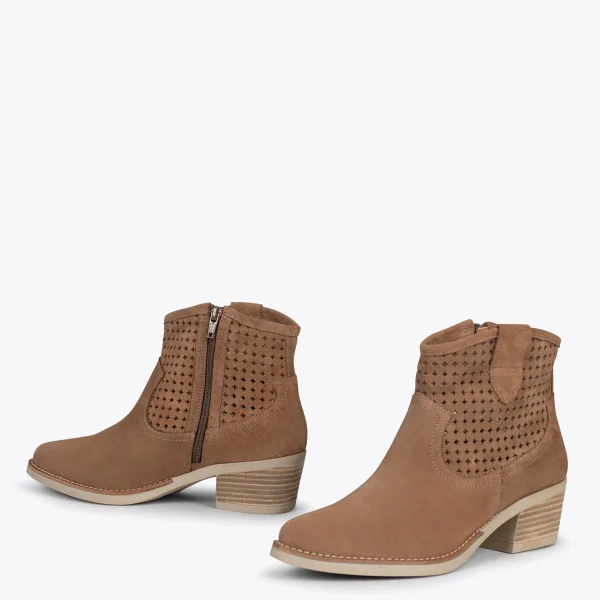 MiMaO ShopOnline HOUSTON –Bottines Western TAUPE 3