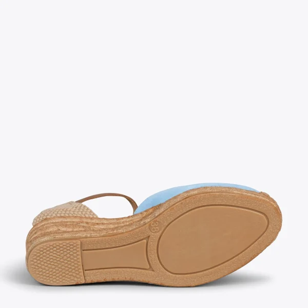 MiMaO ShopOnline ALTEA – Espadrilles à Talon Moyen BLEU 6