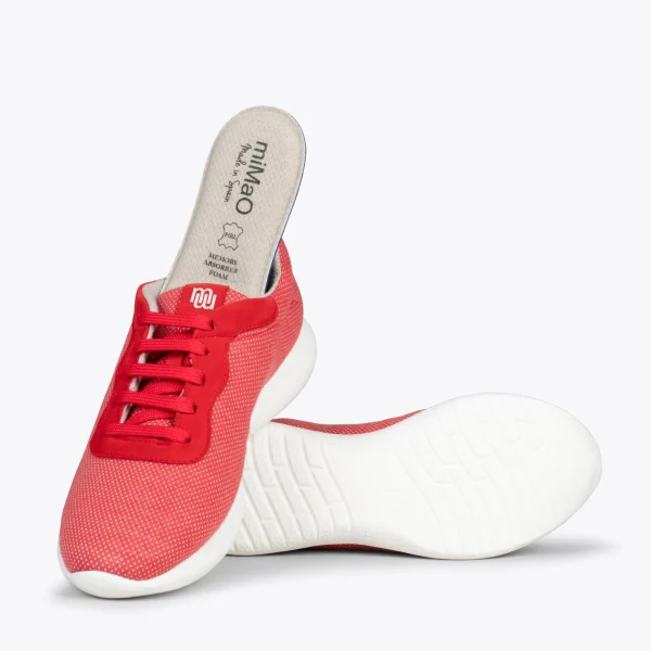MiMaO ShopOnline YOGA – Baskets En Laine Mérinos ROUGE 6