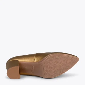MiMaO ShopOnline URBAN S SPLASH – Chaussures à Talon Moyen BRONZE Métallisé 17
