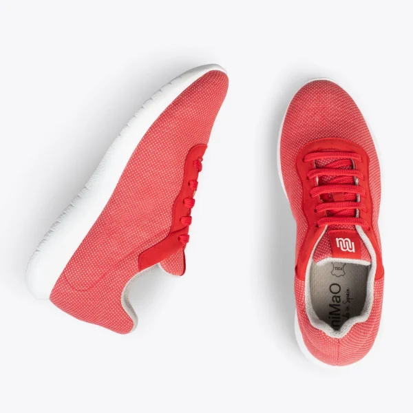 MiMaO ShopOnline YOGA – Baskets En Laine Mérinos ROUGE 3